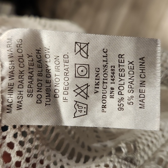 NWT Del Mar Women's sz L Swimsuit Coverall - Picture 7 of 7